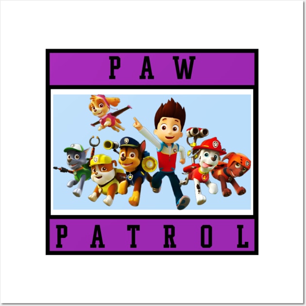 paw patrol Wall Art by youne street